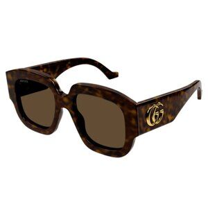 NWT GUCCI SUNGLASSES WOMEN BROWN EYEWEAR GUCCI